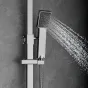 Водопадный латунный смеситель с тропическим душем для ванной в Современном стиле LaLume MB21143-23