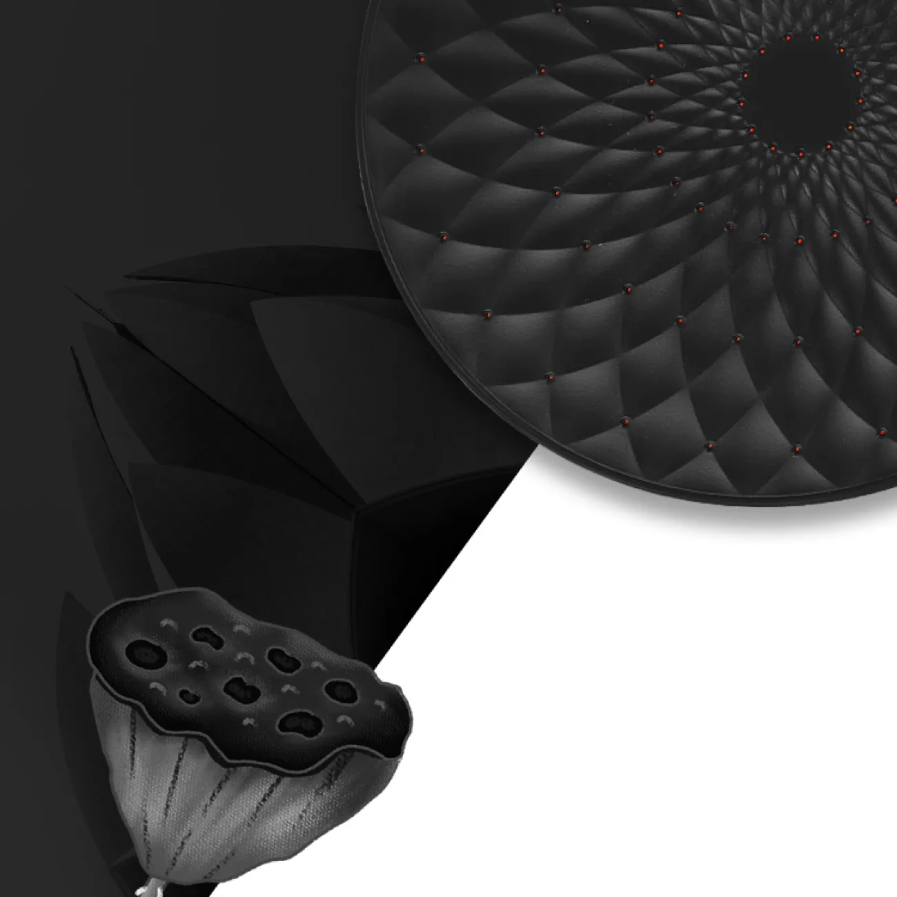 Изящный латунный тропический душ в Скандинавском стиле LaLume MB21144-23