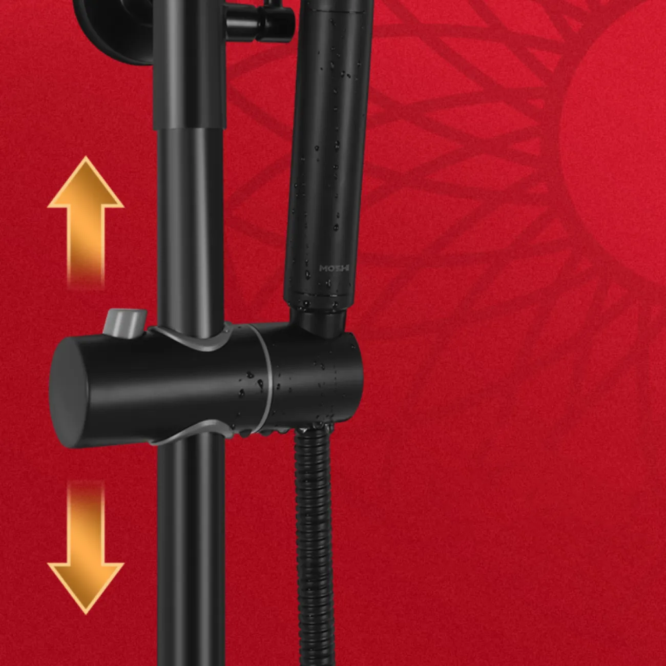 Изящный латунный тропический душ в Скандинавском стиле LaLume MB21144-23