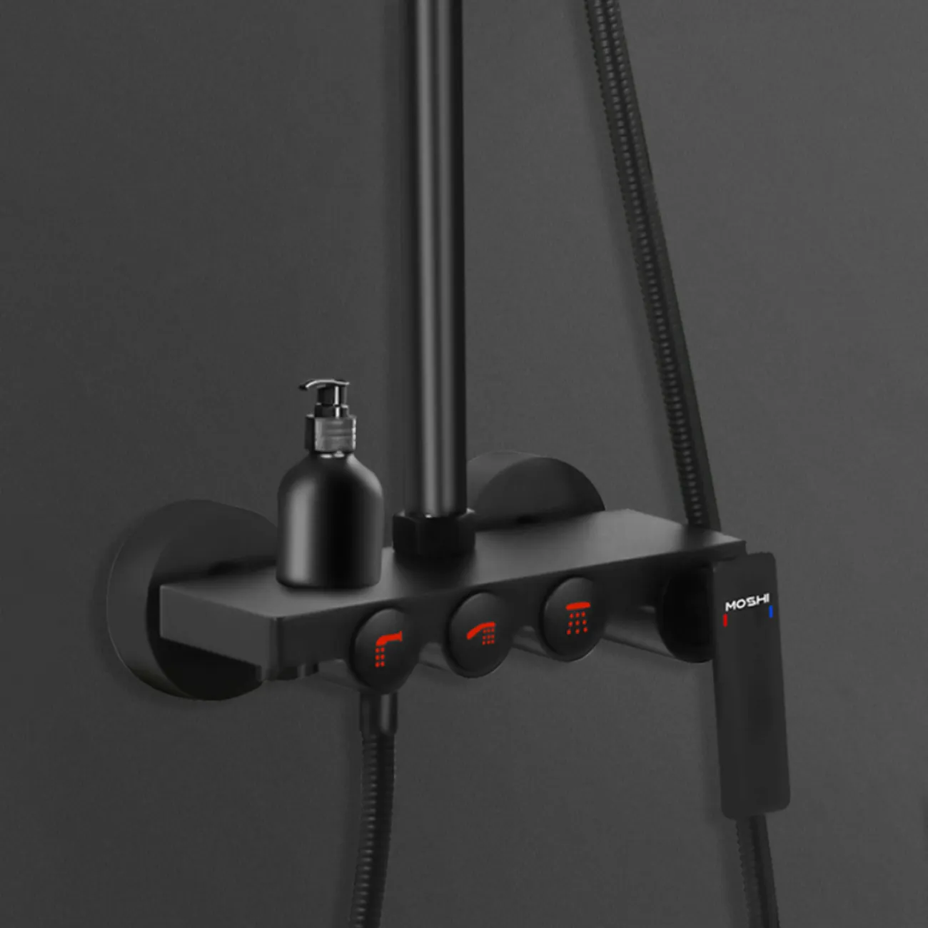 Изящный латунный тропический душ в Скандинавском стиле LaLume MB21144-23