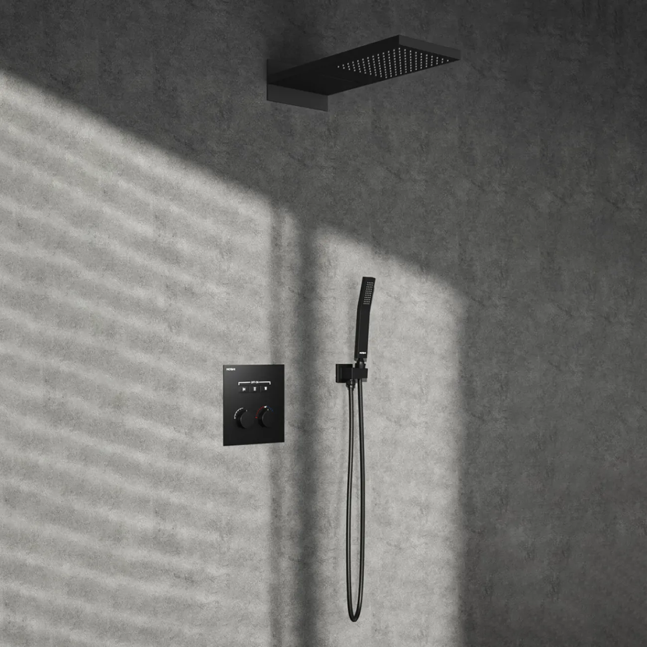 Скрытый латунный тропический душ в Скандинавском стиле LaLume MB21145-23