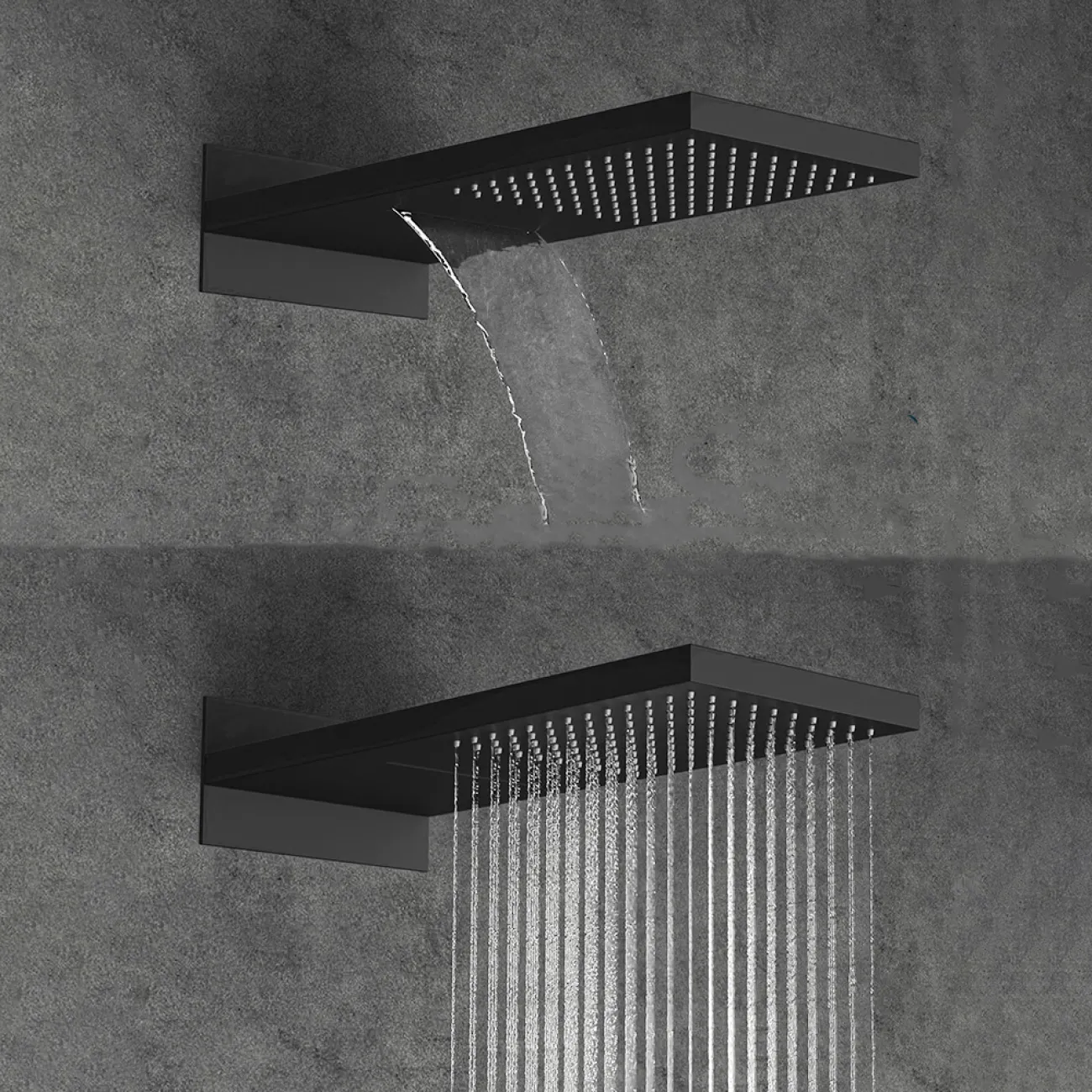 Скрытый латунный тропический душ в Скандинавском стиле LaLume MB21145-23