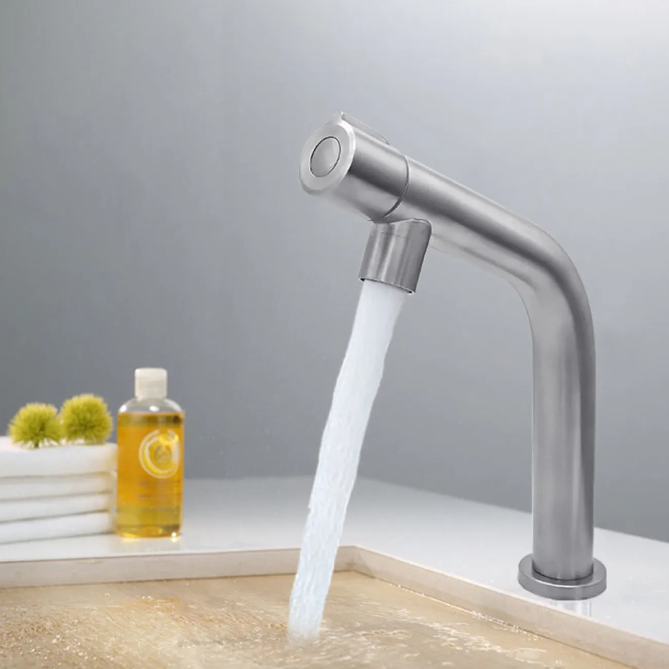 Минималистичный смеситель для умывальника в Современном стиле LaLume MB21146-23 Минималистичный смеситель для умывальника в Современном стиле LaLume MB21146-23