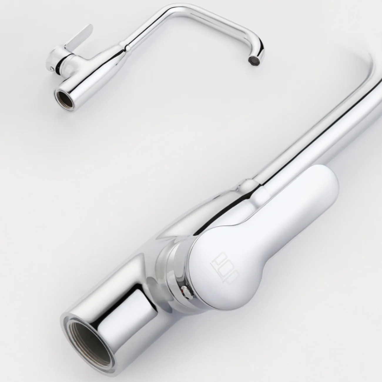 Минималистичный латунный смеситель для кухни в Современном стиле LaLume MB21149-23