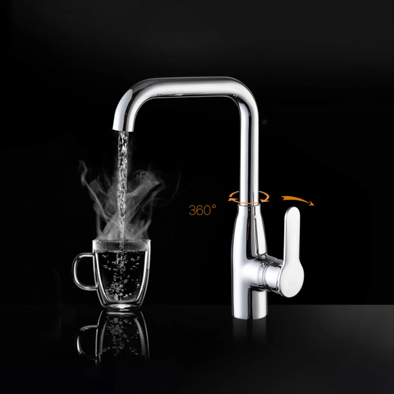 Минималистичный латунный смеситель для кухни в Современном стиле LaLume MB21149-23