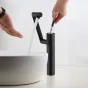 Изысканный латунный смеситель для умывальника в Хай-тек стиле LaLume MB21155-23