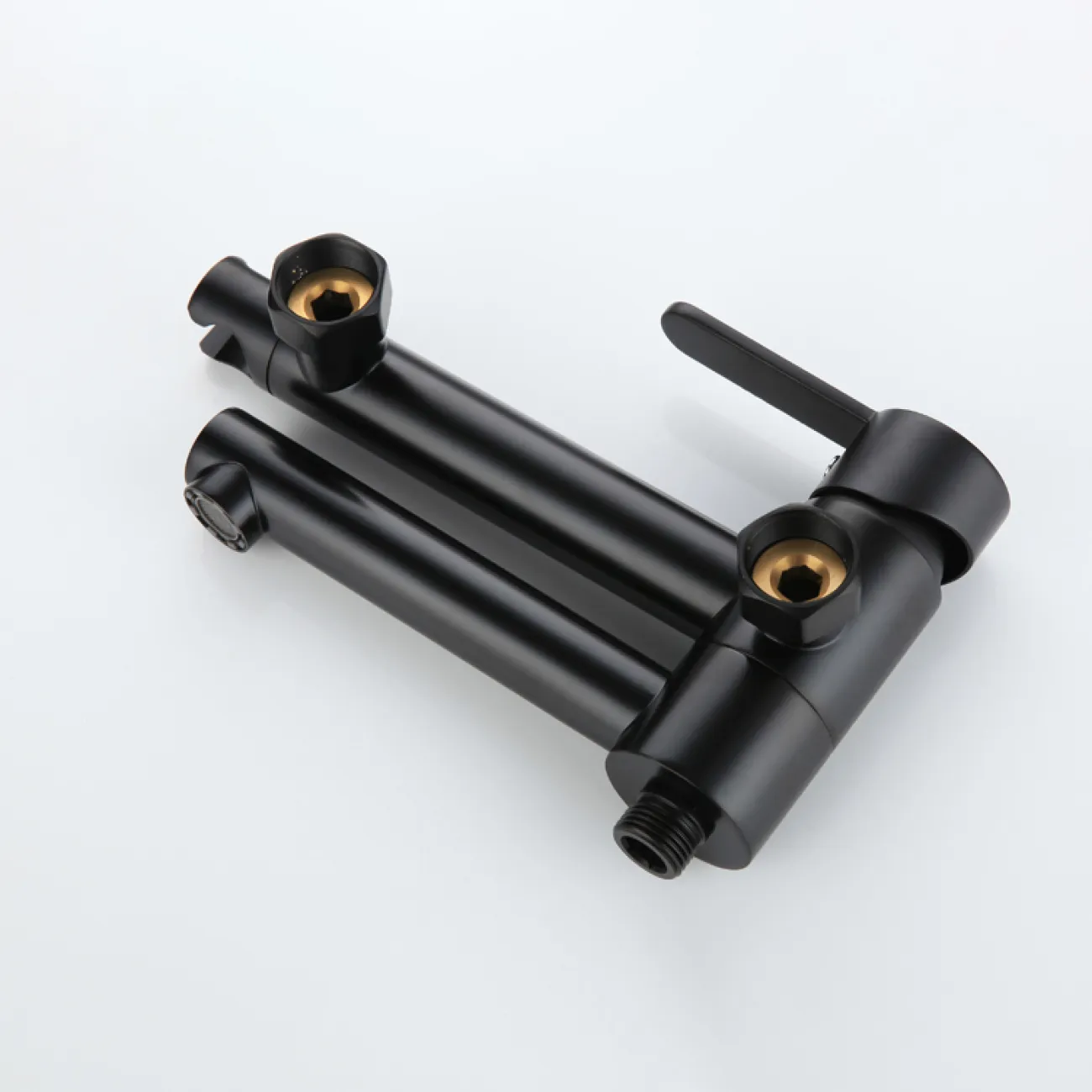 Креативный латунный смеситель с душем для ванной в Современном стиле LaLume MB21160-23