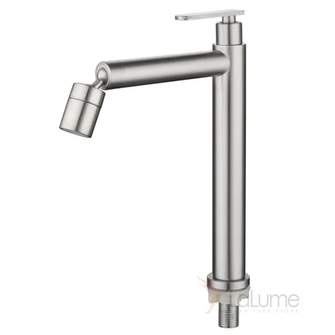 Минималистичный стальной смеситель для умывальника в Современном стиле LaLume MB21163-23