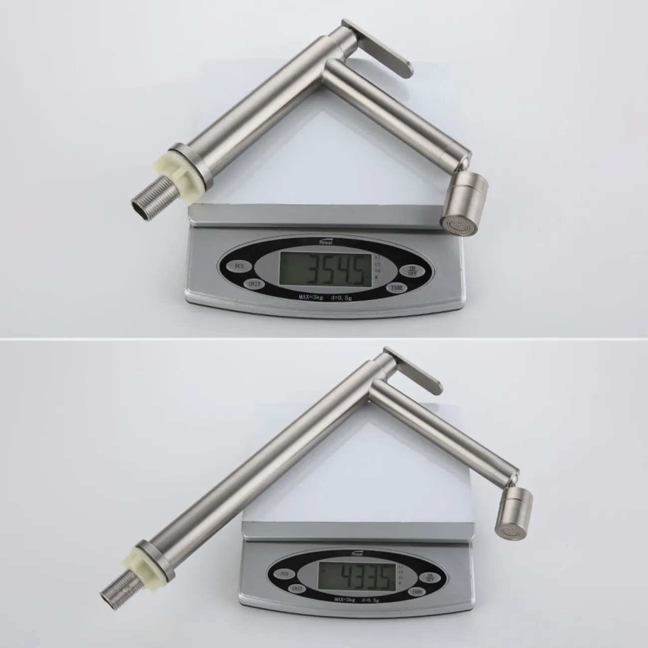 Минималистичный стальной смеситель для умывальника в Современном стиле LaLume MB21163-23