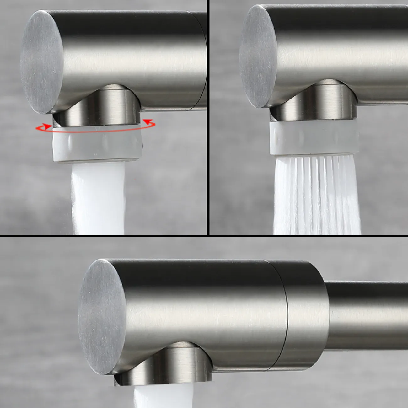 Изящный стальной смеситель для ванной в Современном стиле LaLume MB21166-23
