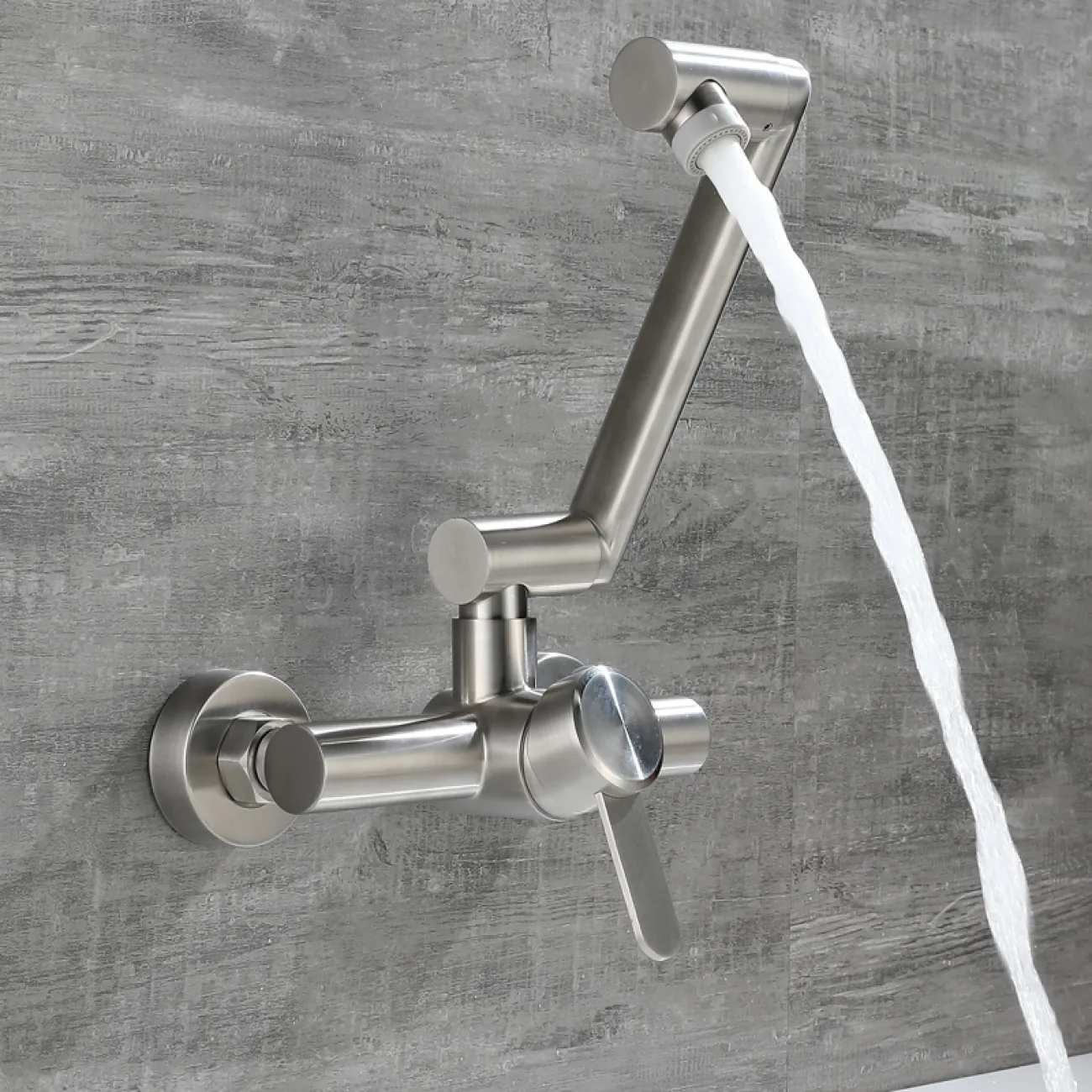 Изящный стальной смеситель для ванной в Современном стиле LaLume MB21166-23