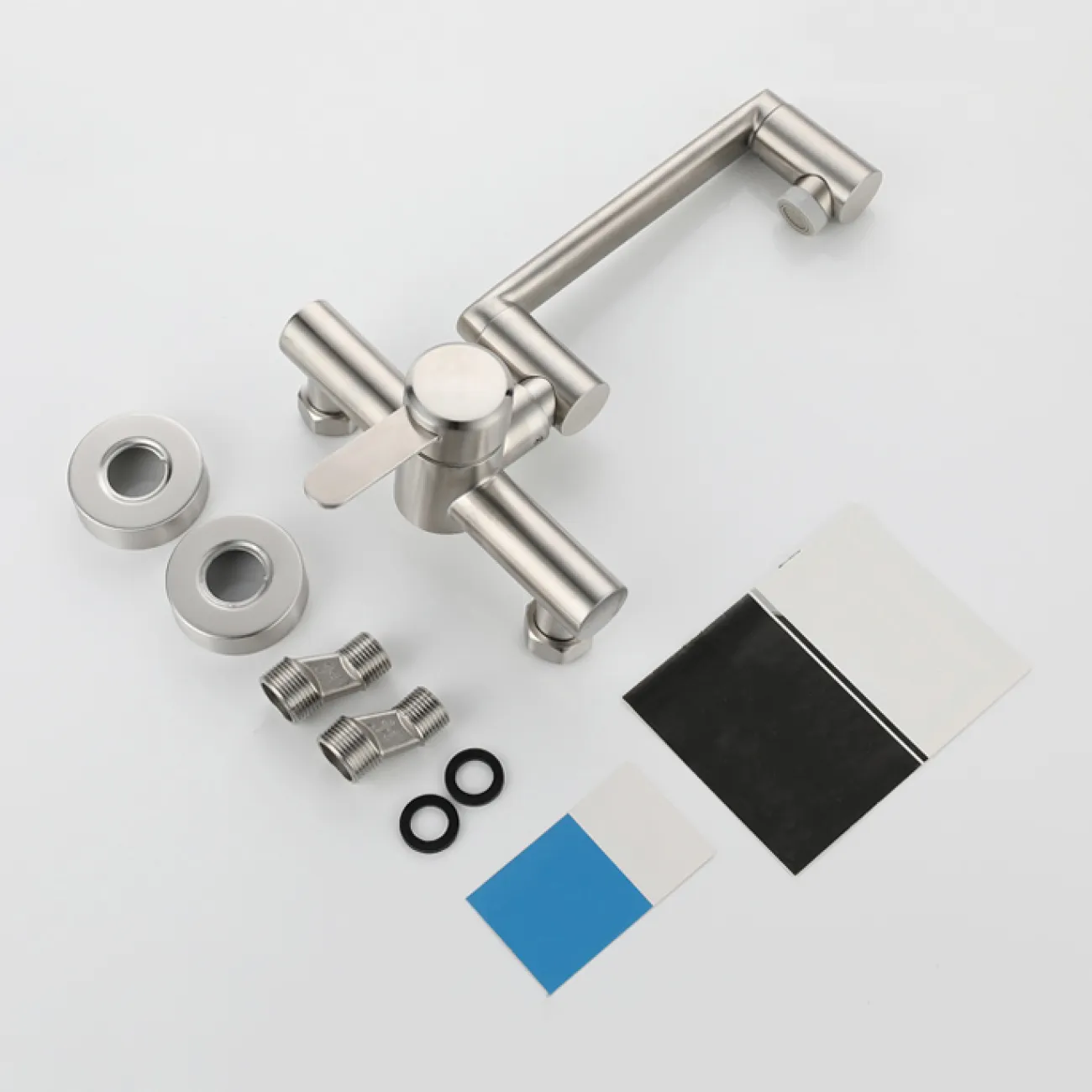 Изящный стальной смеситель для ванной в Современном стиле LaLume MB21166-23