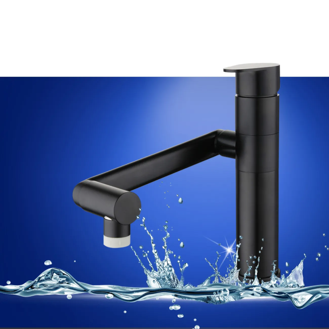 Роскошный стальной смеситель для умывальника в Современном стиле LaLume MB21167-23