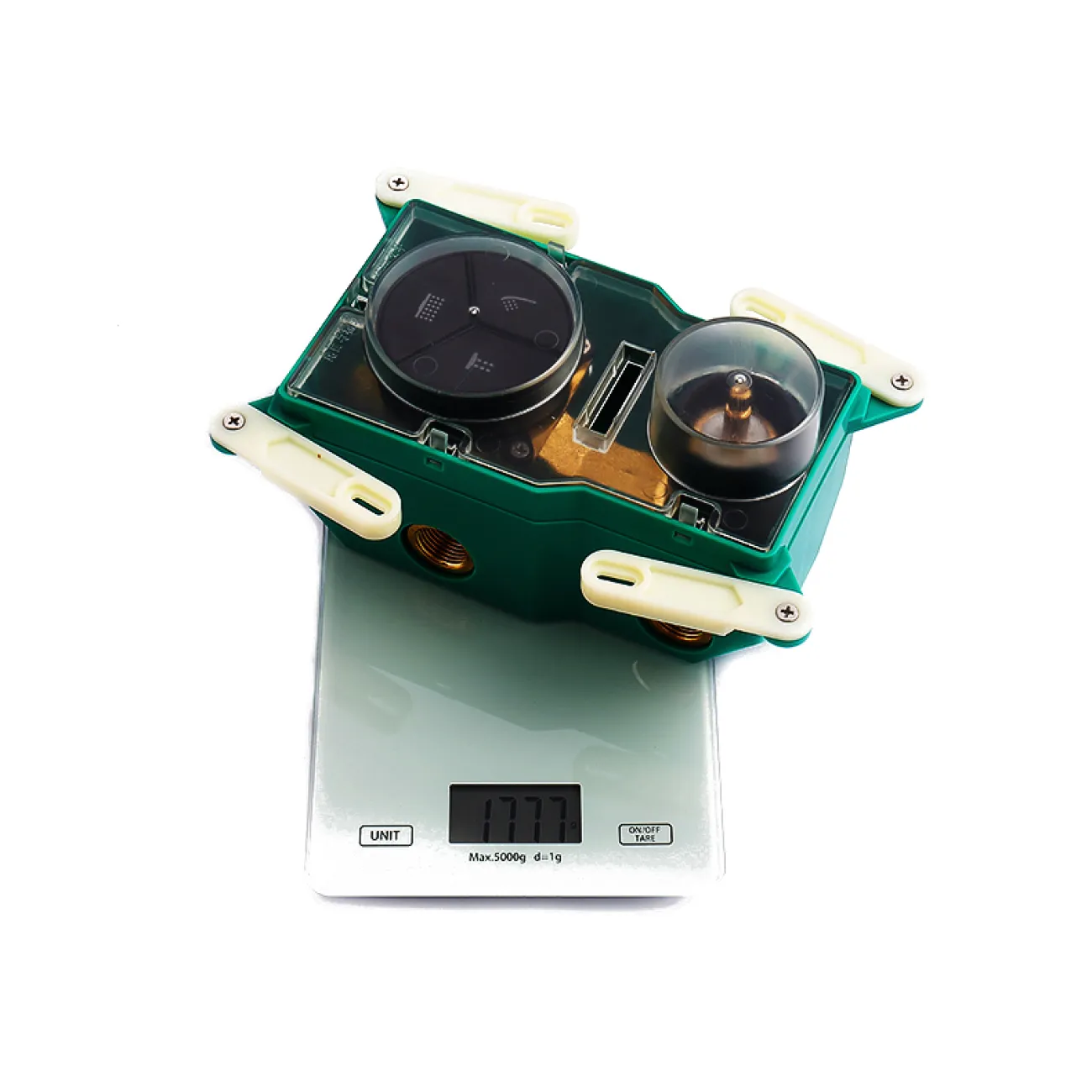 Изящный латунный смеситель с тропическим душем для ванной в Современном стиле LaLume MB21172-23