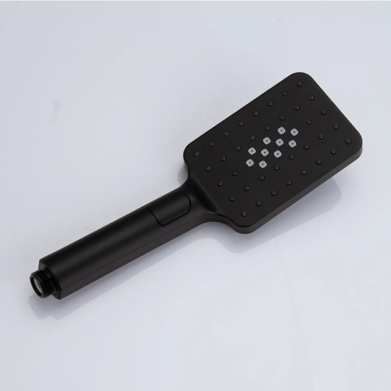 Минималистичный латунный смеситель с тропическим душем для ванной в Современном стиле LaLume MB21174-23