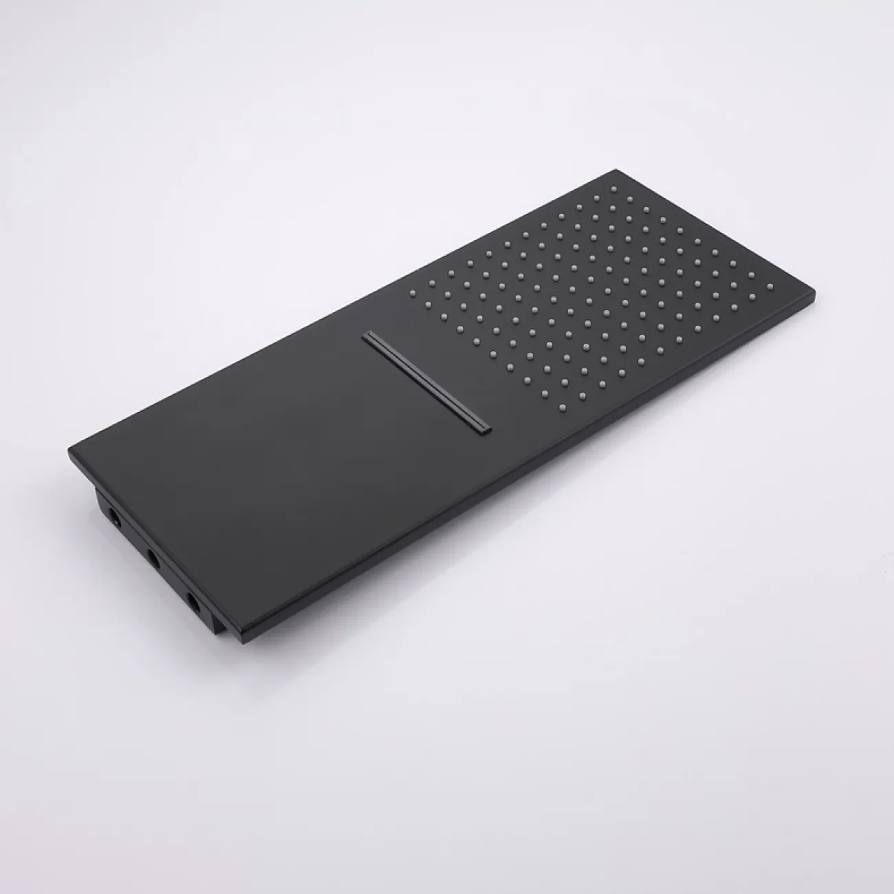 Минималистичный латунный смеситель с тропическим душем для ванной в Современном стиле LaLume MB21174-23