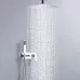 Минималистичный латунный смеситель с тропическим душем для ванной LaLume MB21176-23