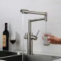 Креативный латунный смеситель для кухни в Хай-тек стиле LaLume MB21181-23