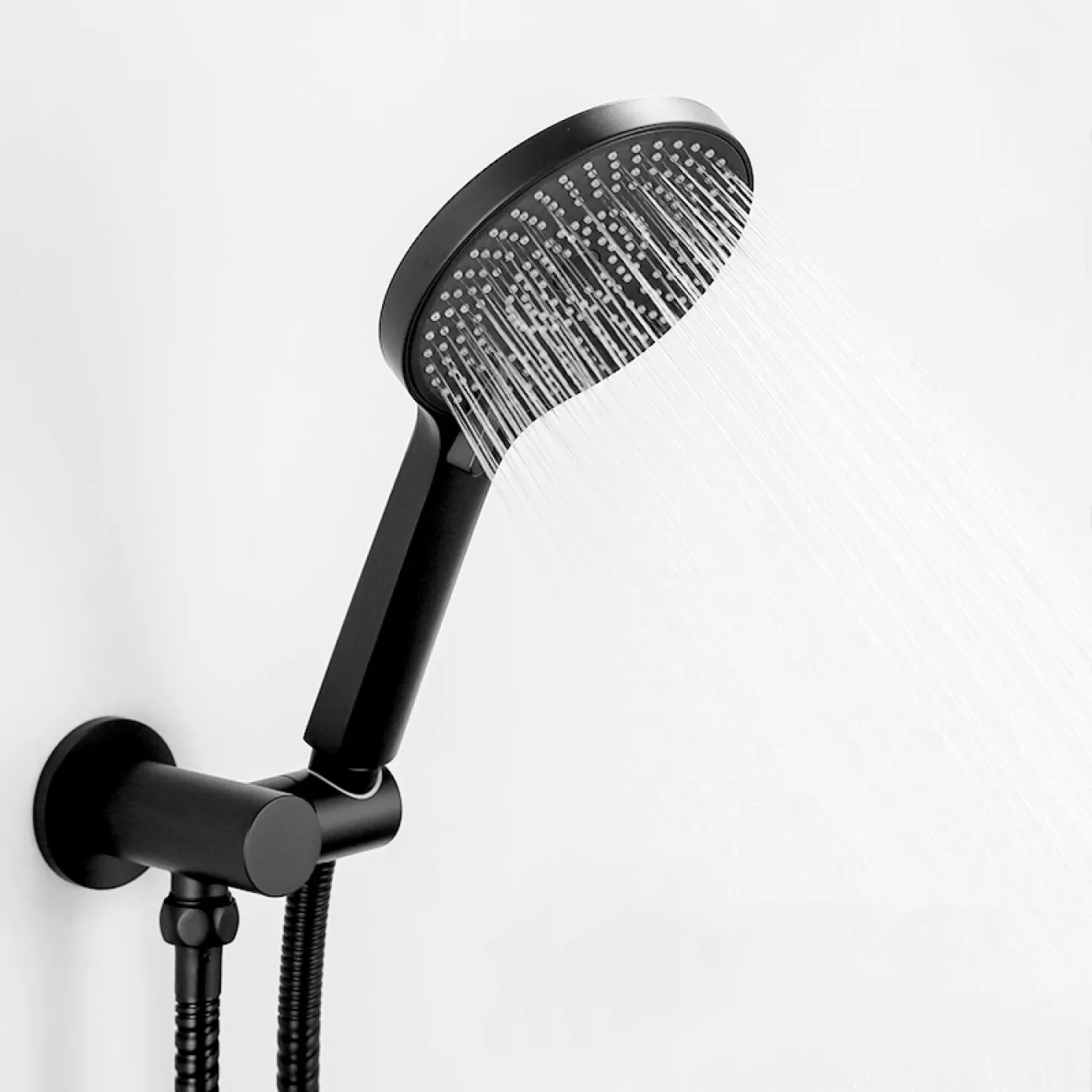 Минималистичный смеситель с тропическим душем для ванной в Современном стиле LaLume MB21183-23