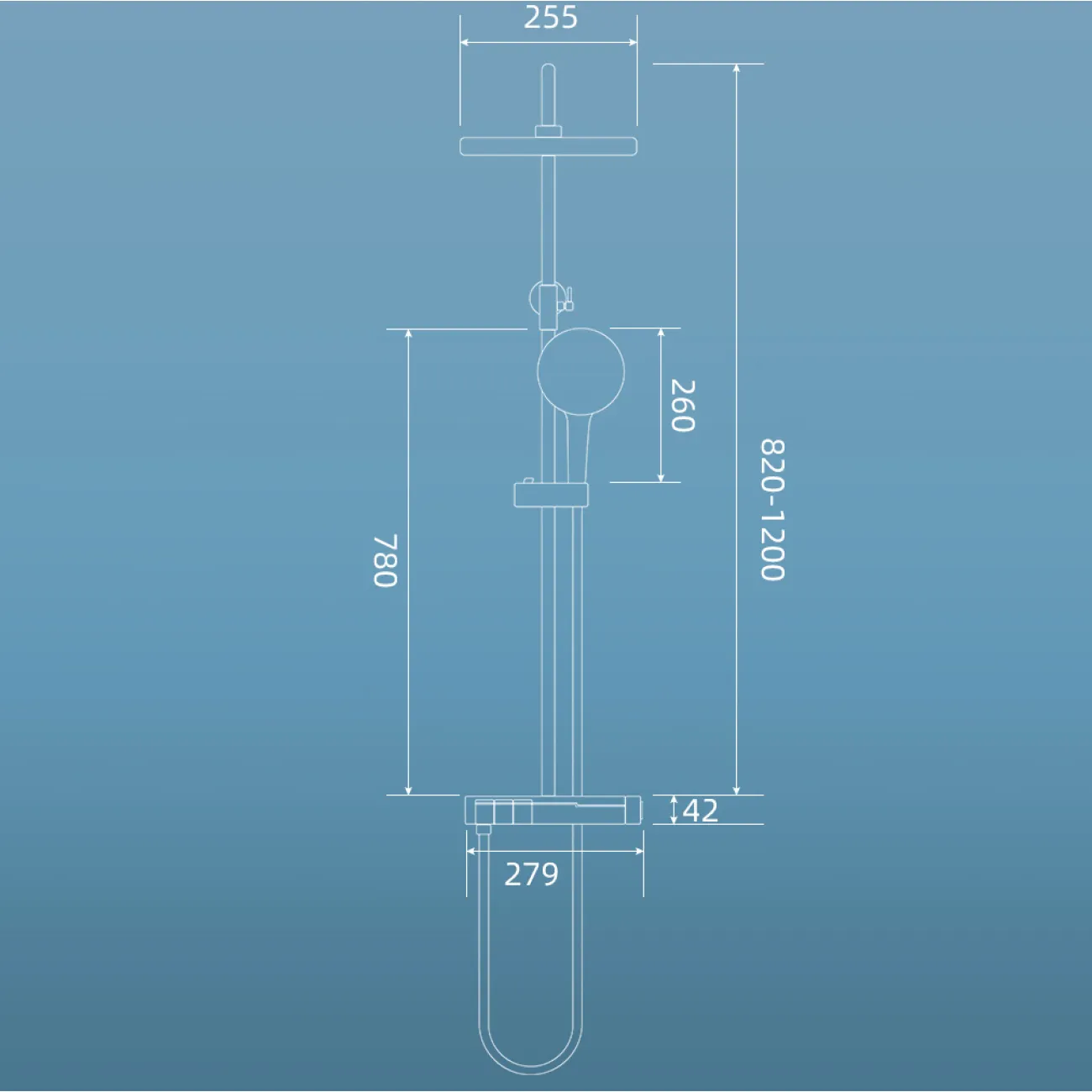 Роскошный латунный тропический душ для ванной в Современном стиле LaLume MB21185-23
