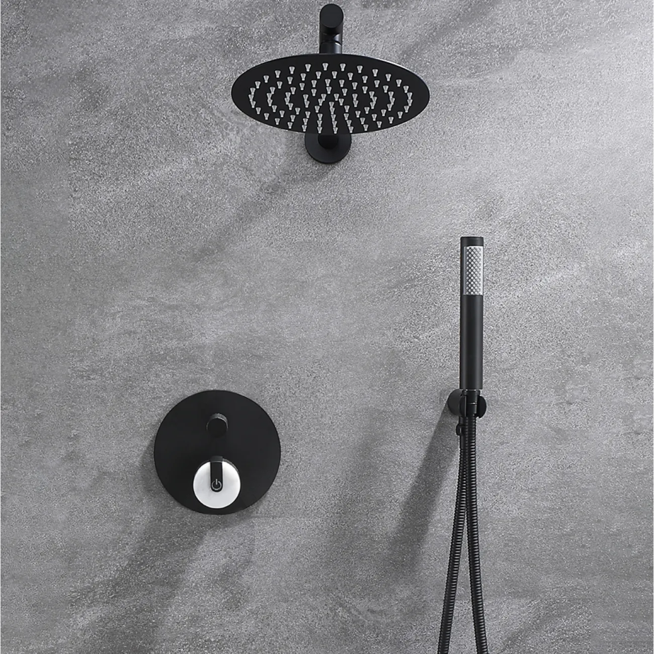 Минималистичный латунный тропический душ для ванной в Современном стиле LaLume MB21186-23