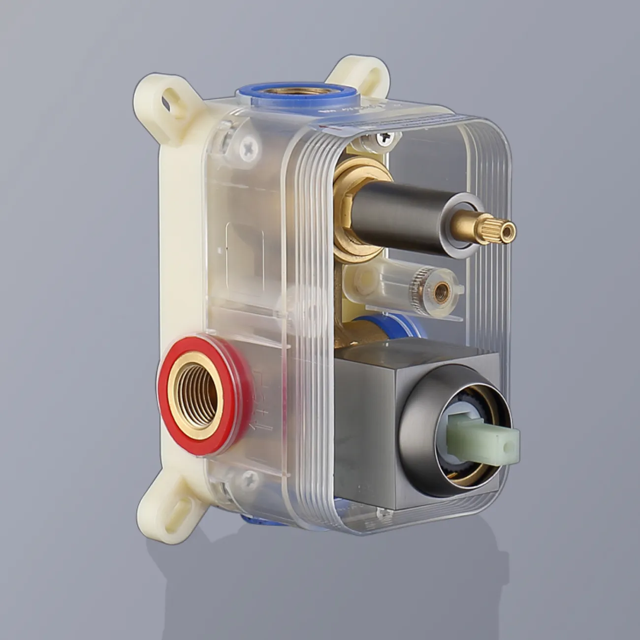 Роскошный латунный смеситель с тропическим душем для ванной в Хай-тек стиле LaLume MB21189-23 Роскошный латунный смеситель с тропическим душем для ванной в Хай-тек стиле LaLume MB21189-23