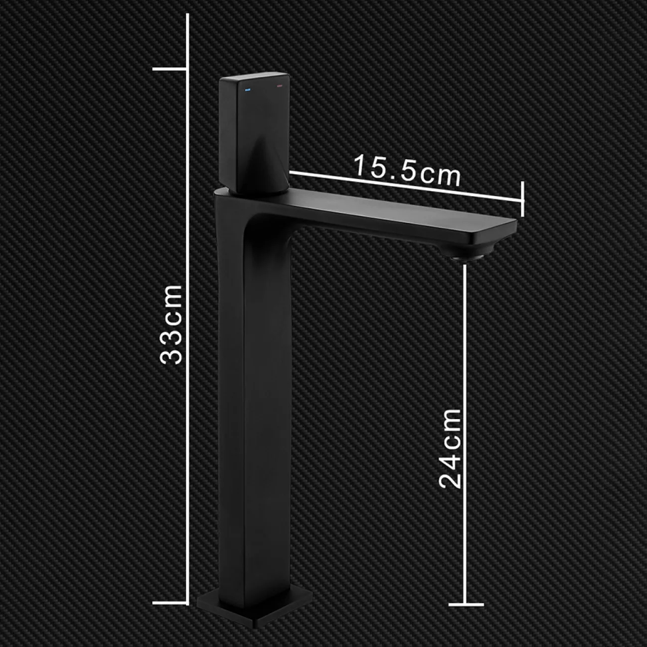 Роскошный латунный смеситель для умывальника в Скандинавском стиле LaLume MB21193-23