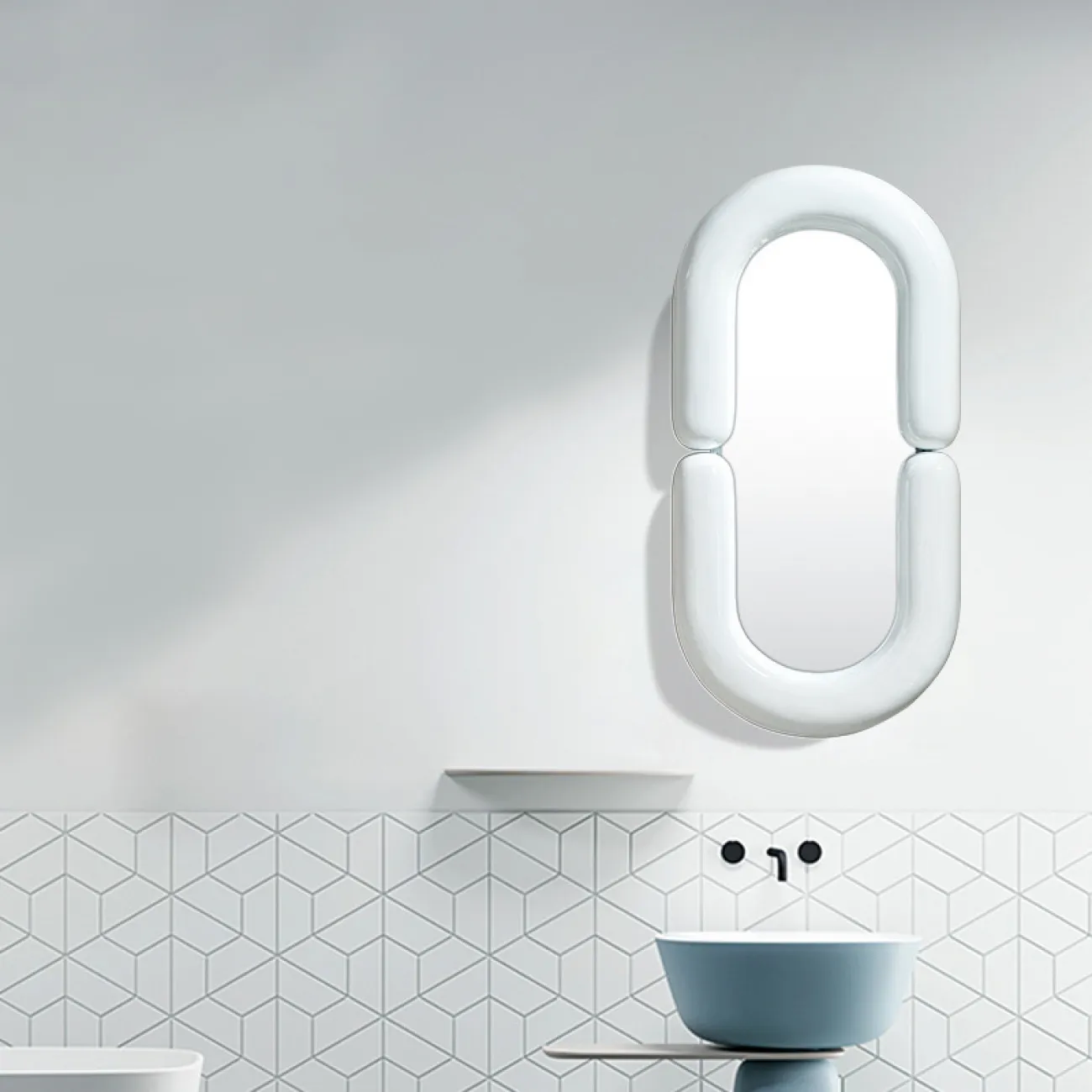 Креативное настенное зеркало для гостиной в Скандинавском стиле LaLume DK21194-23