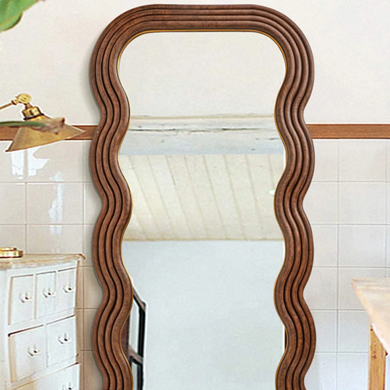 Роскошное напольное зеркало для гостиной в Скандинавском стиле LaLume DK21195-23