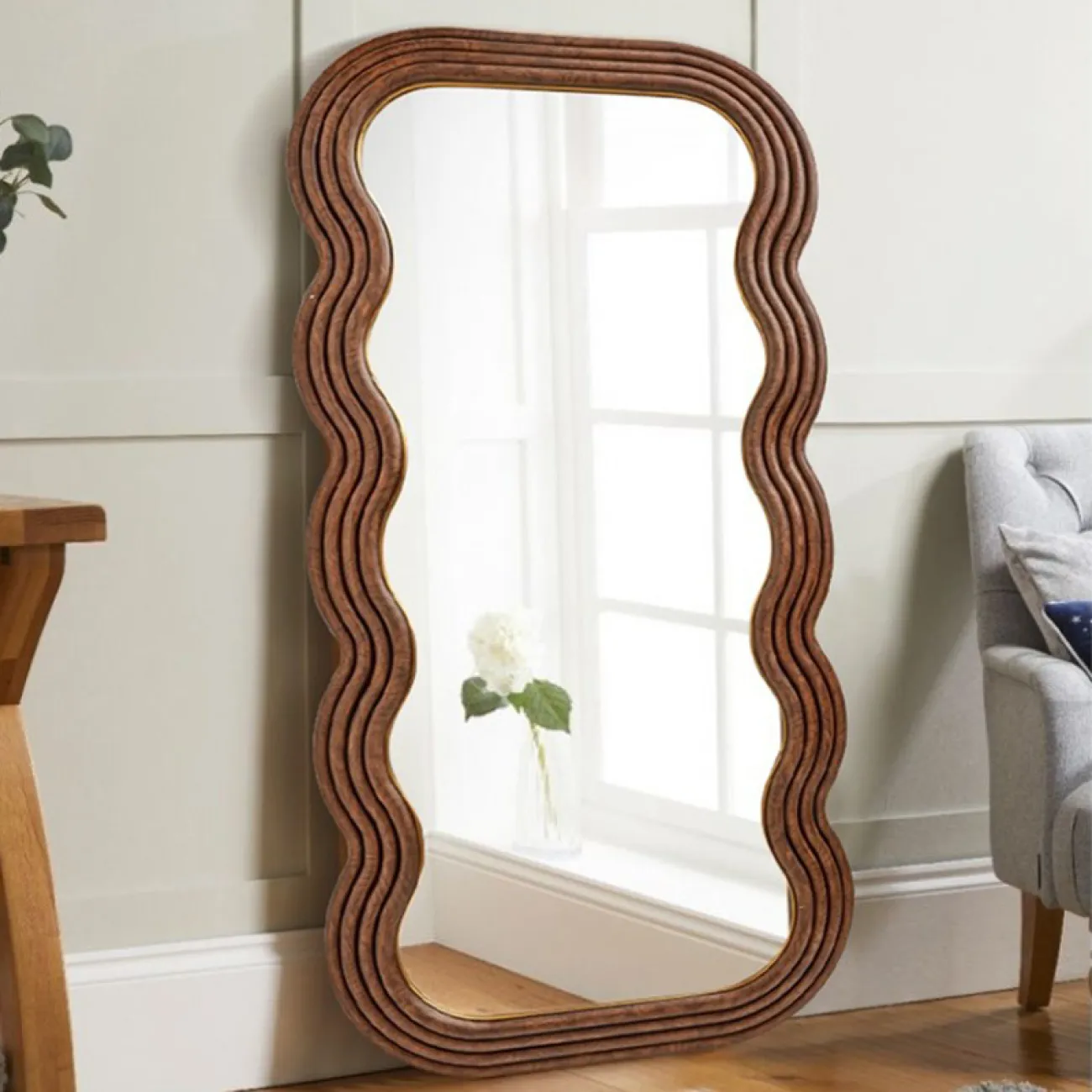 Роскошное напольное зеркало для гостиной в Скандинавском стиле LaLume DK21195-23