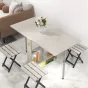 Ультратонкий складной обеденный стол LaLume AR21216-23
