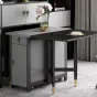 Складной обеденный стол LaLume AR21217-23. Обеденная группа со стульями