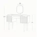 Роскошный туалетный столик LaLume AR21221-23