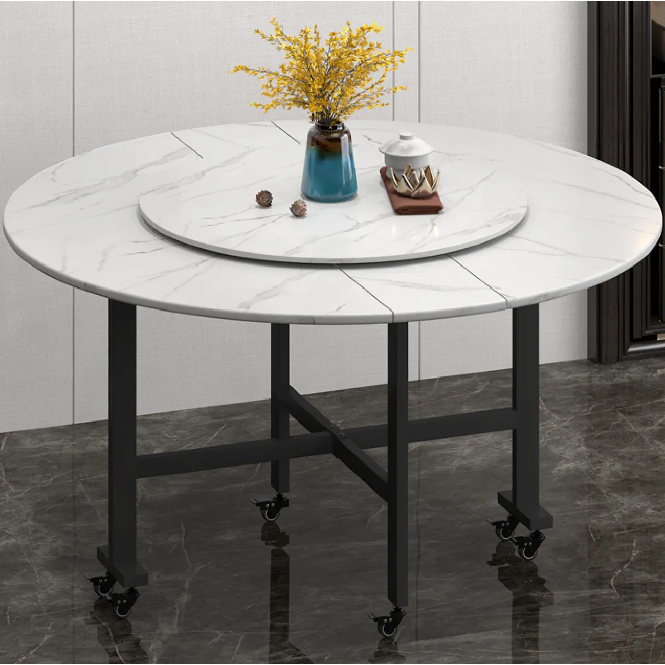 Компактный складной обеденный стол LaLume AR21231-23