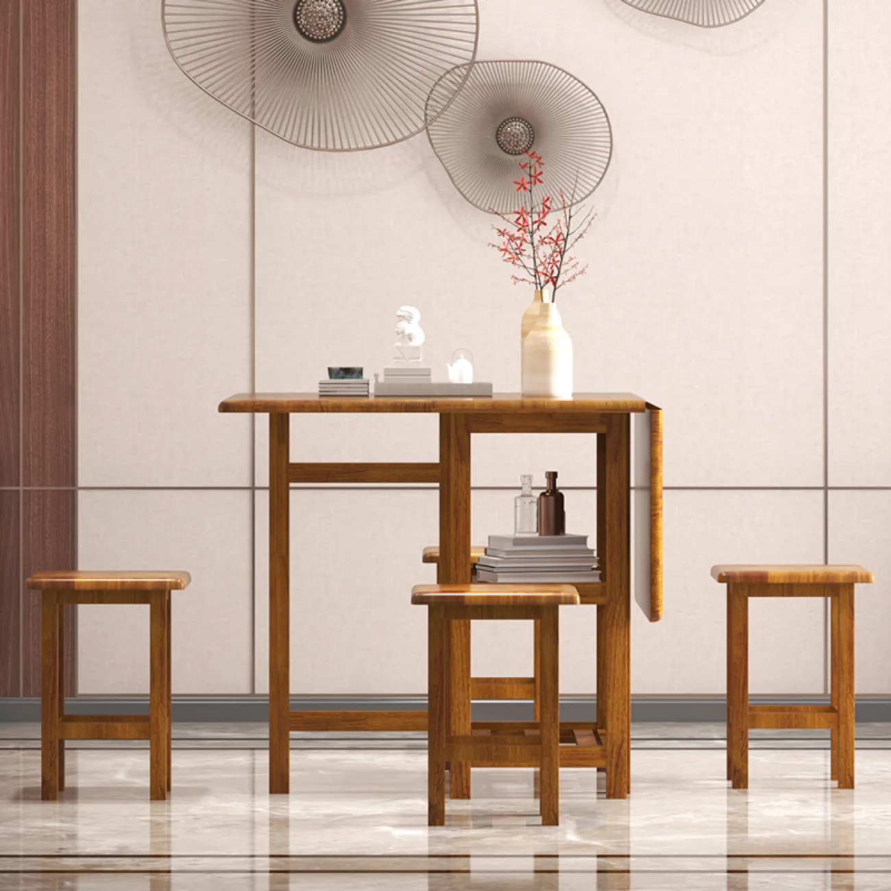 Деревянный складной обеденный стол LaLume AR21232-23