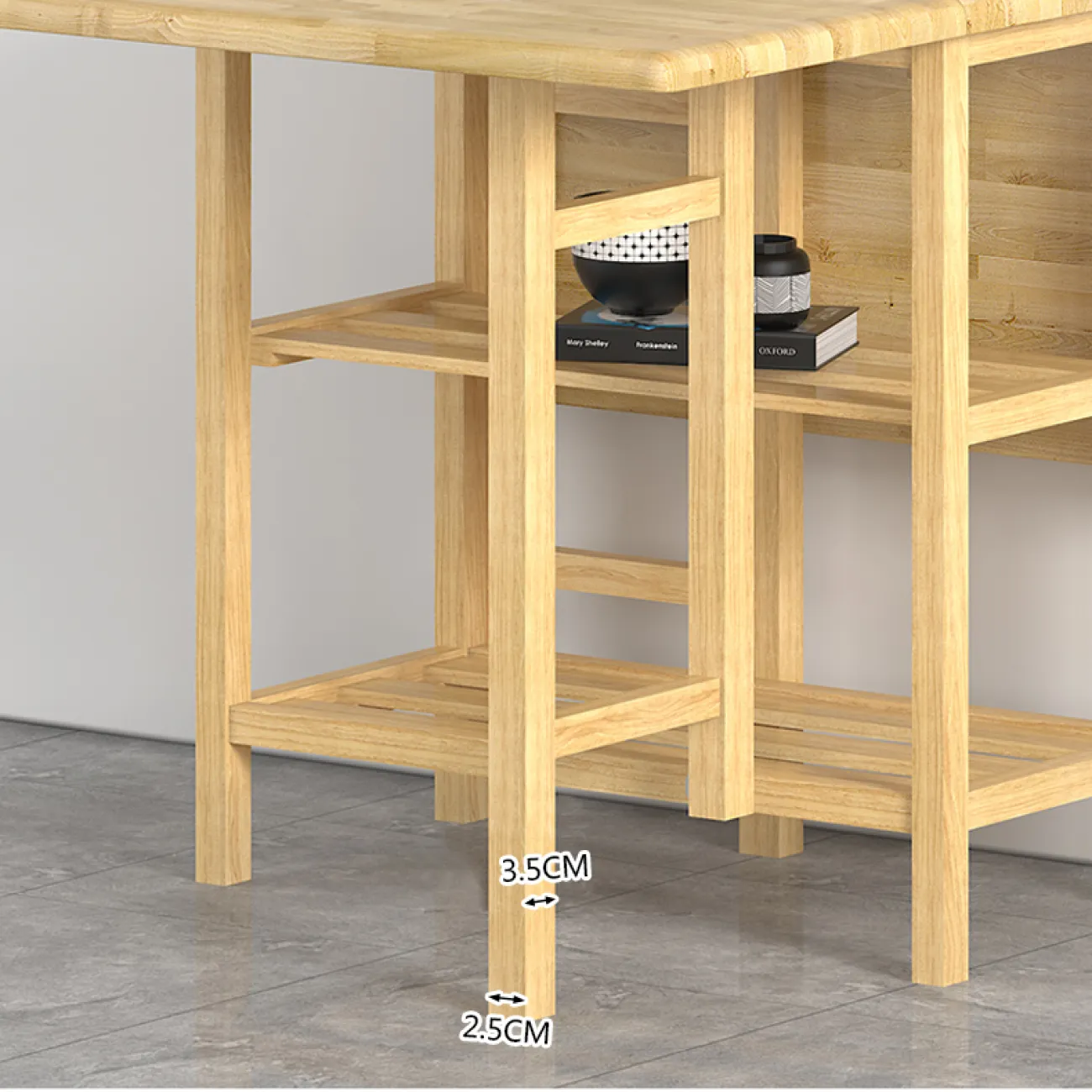 Деревянный складной обеденный стол LaLume AR21232-23