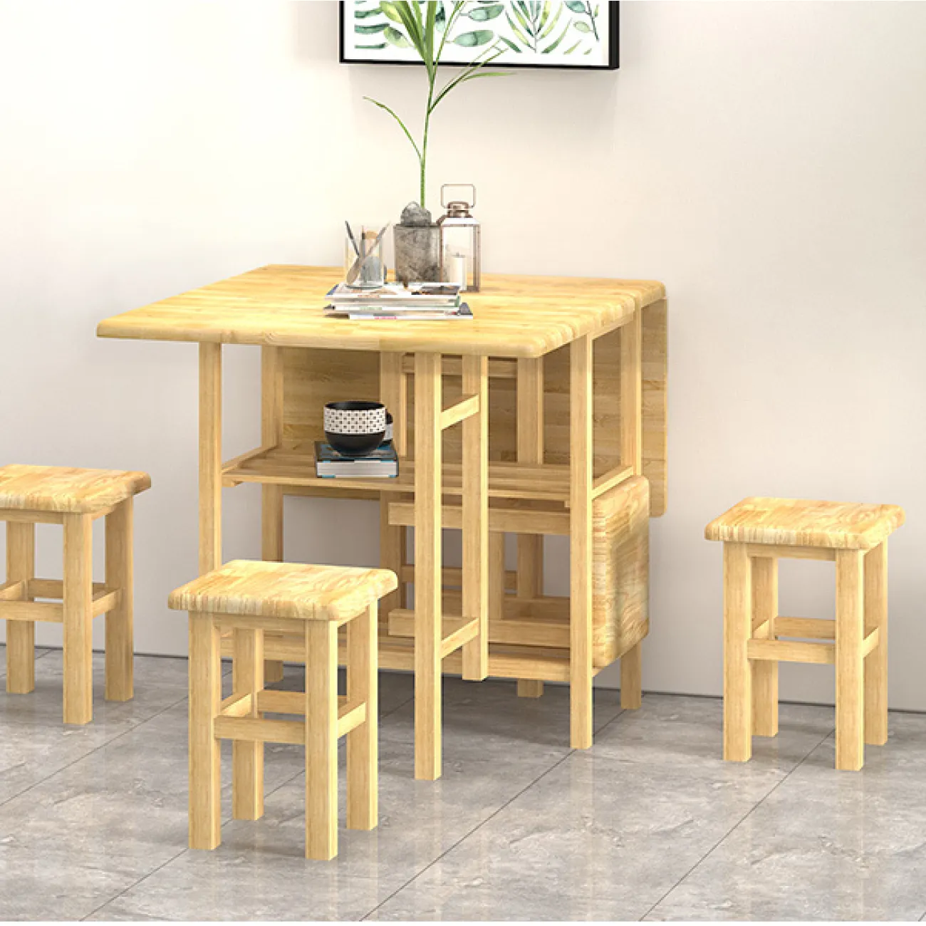 Деревянный складной обеденный стол LaLume AR21232-23