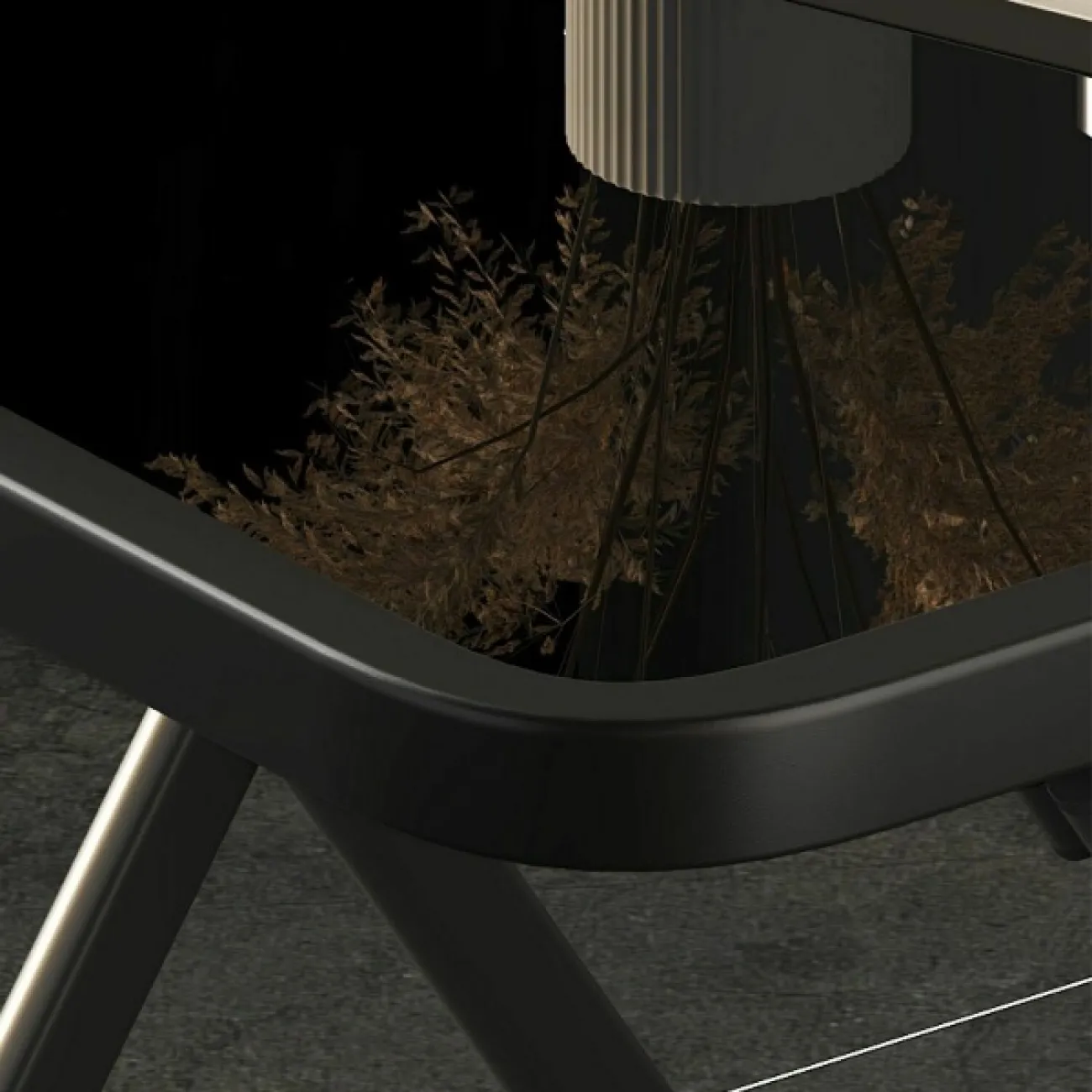 Компактный складной стол из закаленного стекла LaLume AR21233-23