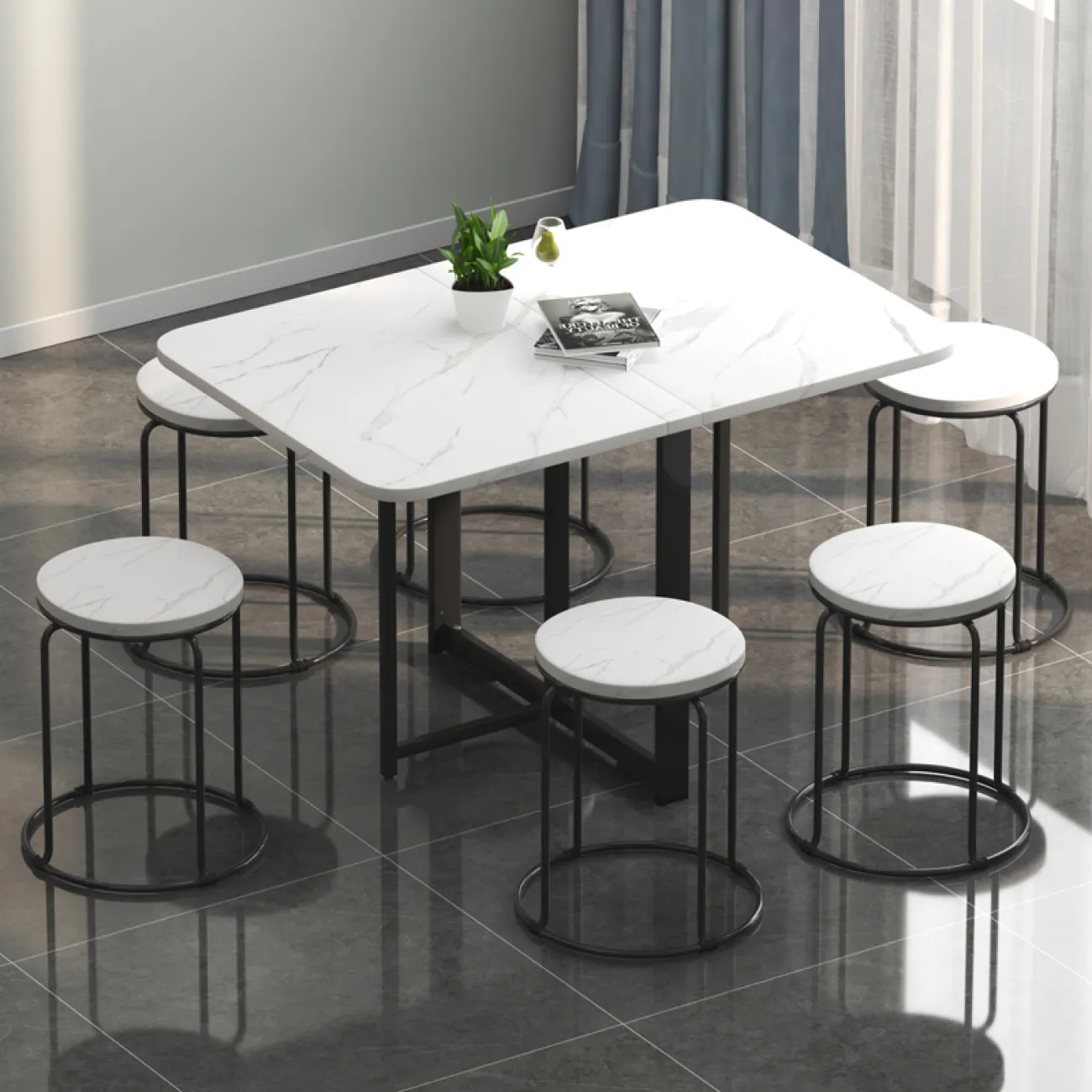 Прямоугольный складной обеденный стол LaLume AR21234-23