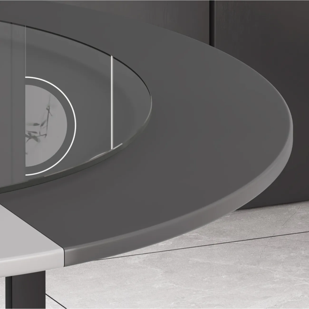 Современный складной обеденный стол LaLume AR21235-23 в минималистичном стиле Современный складной обеденный стол LaLume AR21235-23 в минималистичном стиле