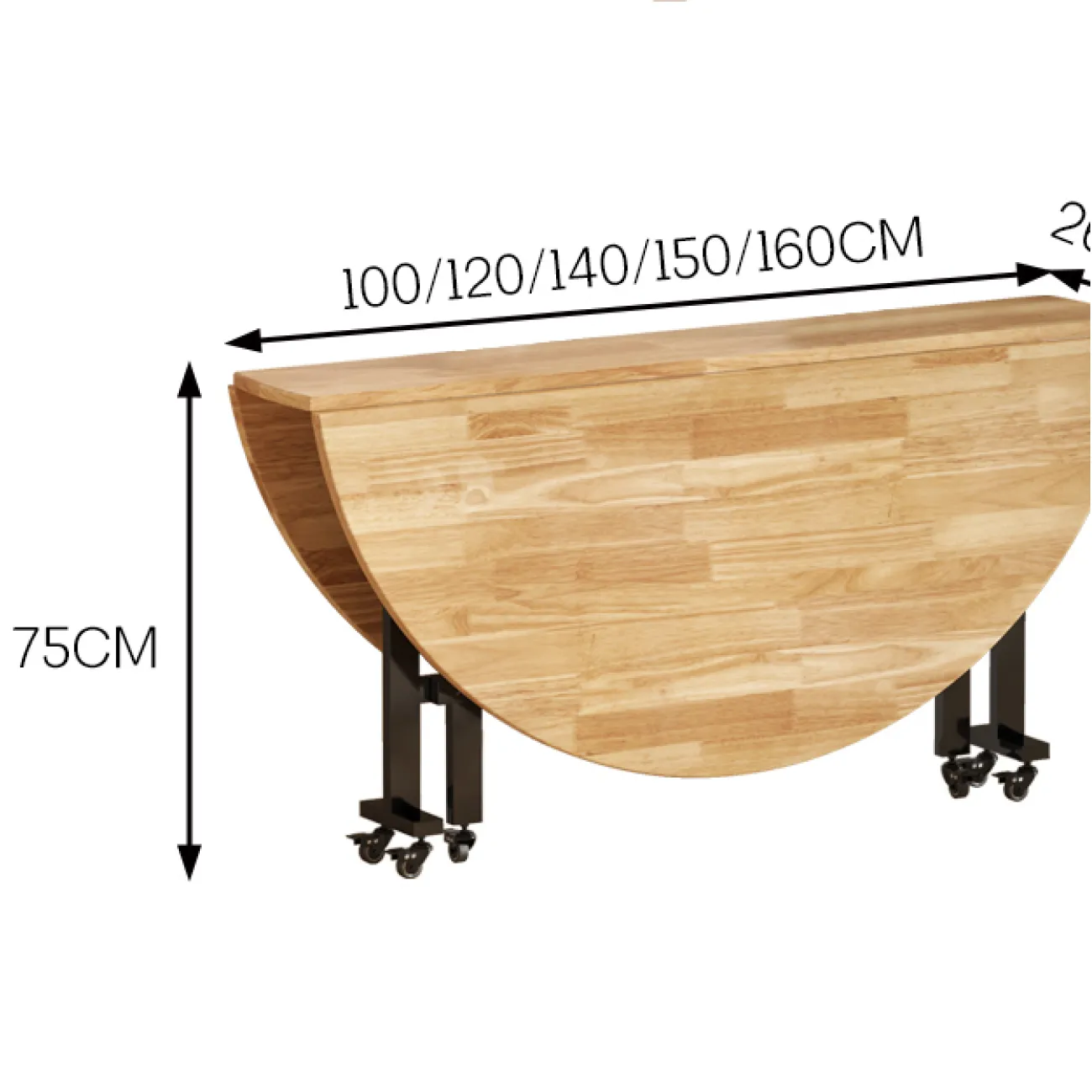 Круглый обеденный стол LaLume AR21236-23 из дерева Круглый обеденный стол LaLume AR21236-23 из дерева