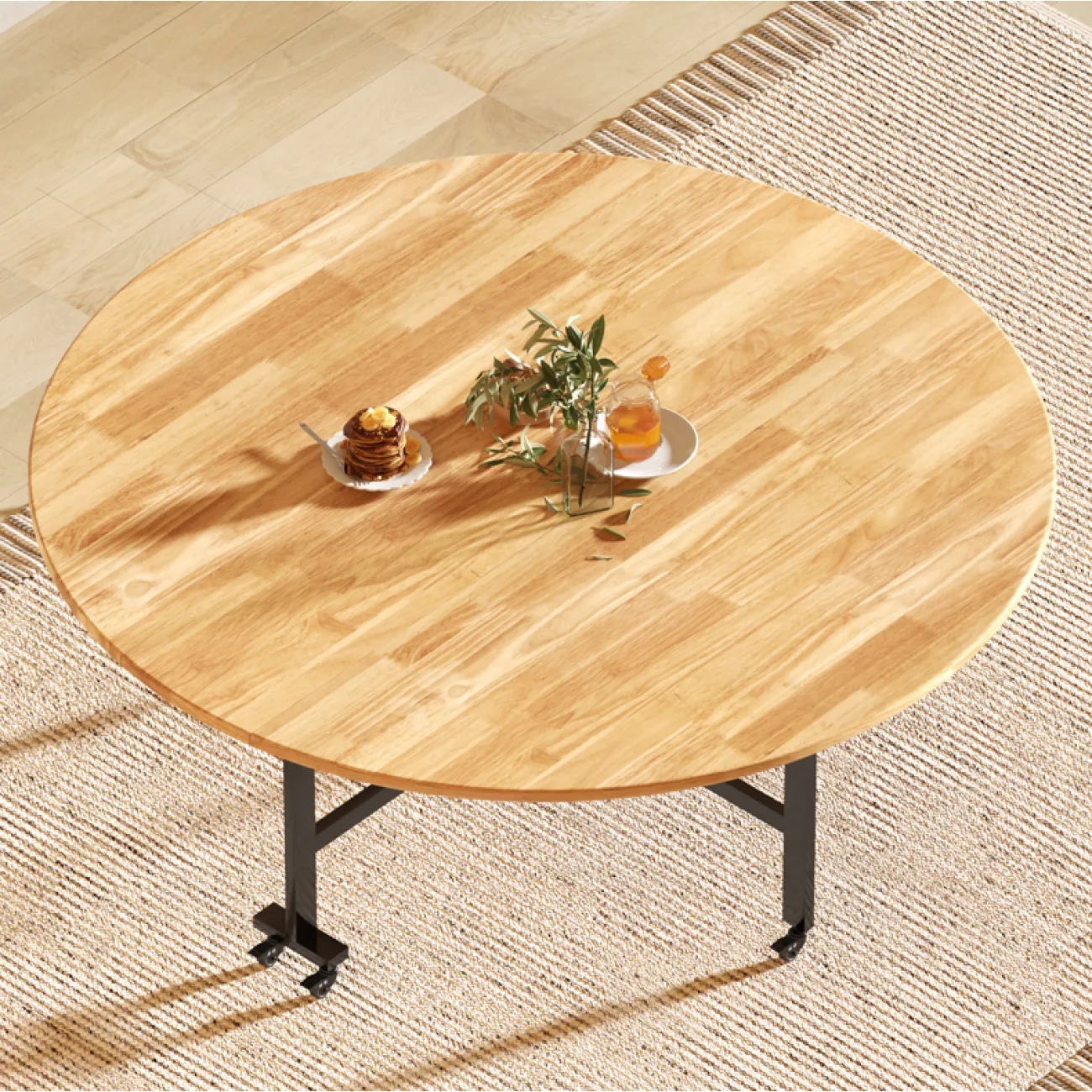 Круглый обеденный стол LaLume AR21236-23 из дерева Круглый обеденный стол LaLume AR21236-23 из дерева