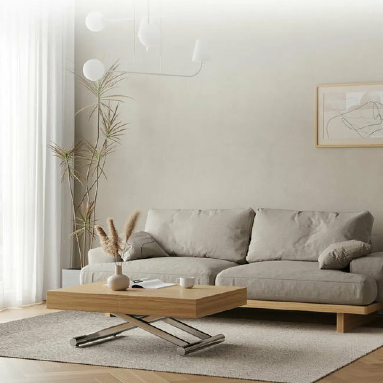 Складной журнальный столик LaLume AR21237-23 Складной журнальный столик LaLume AR21237-23