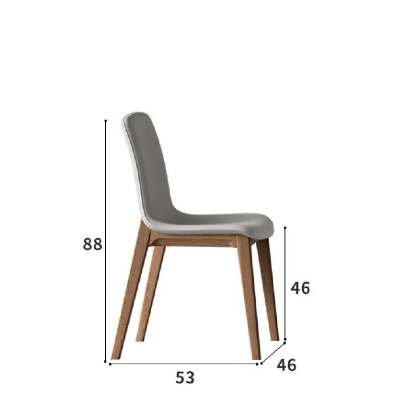 Современный легкий обеденный стол LaLume AR21242-23