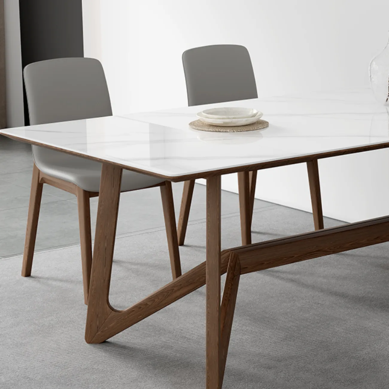 Современный легкий обеденный стол LaLume AR21242-23