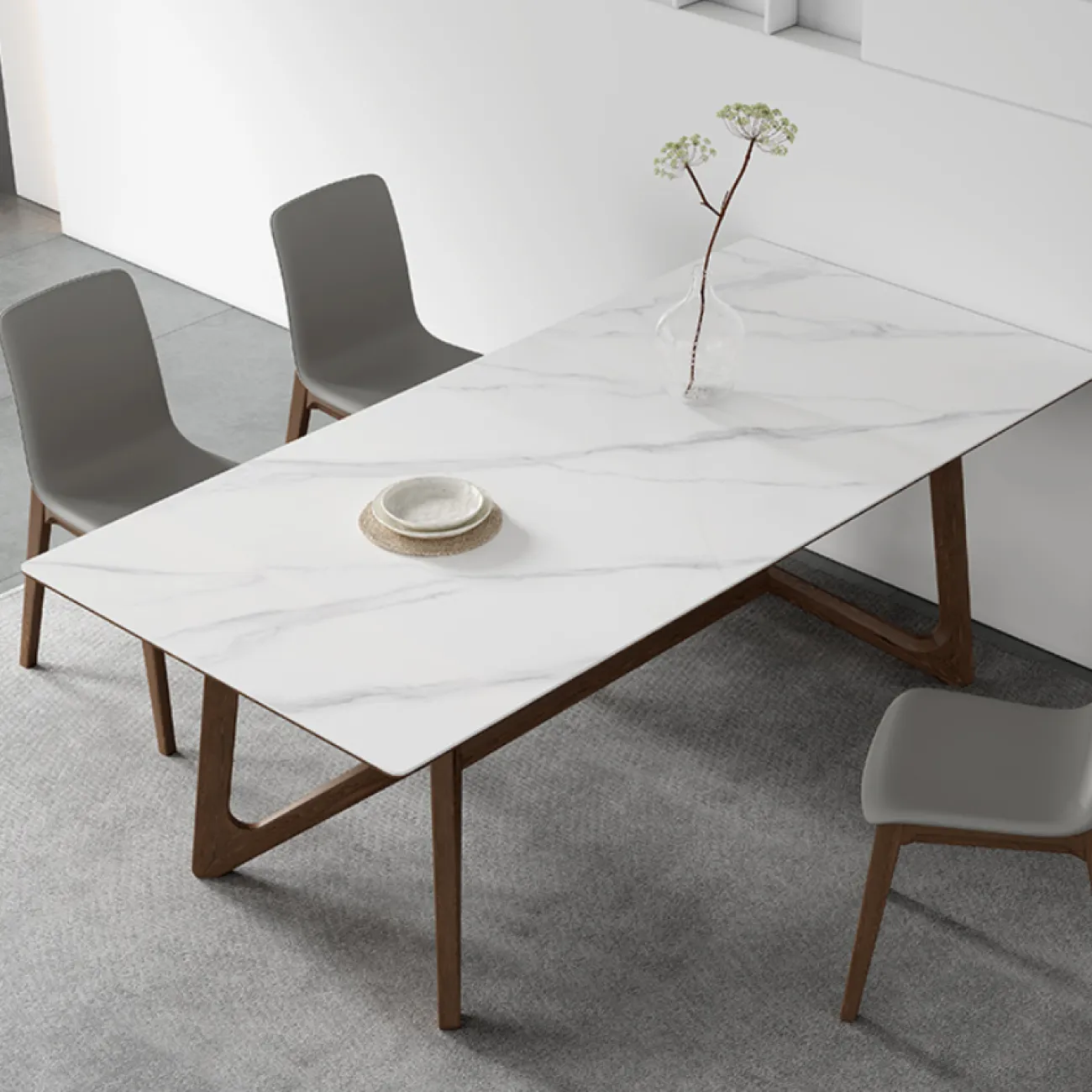 Современный легкий обеденный стол LaLume AR21242-23