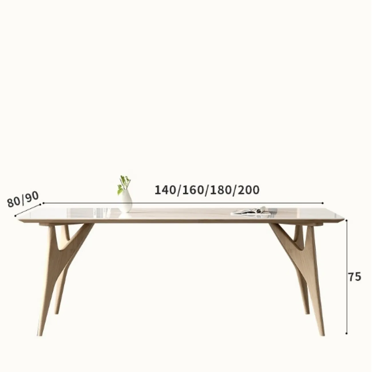 Скандинавский  обеденный стол LaLume AR21243-23