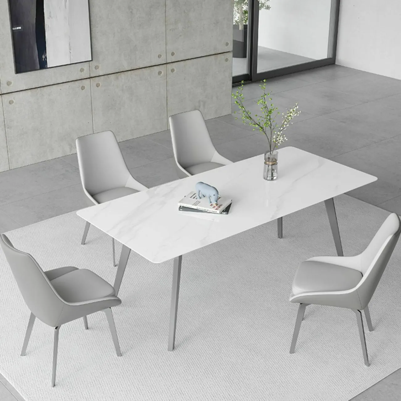 Обеденный стол из сланца LaLume AR21249-23