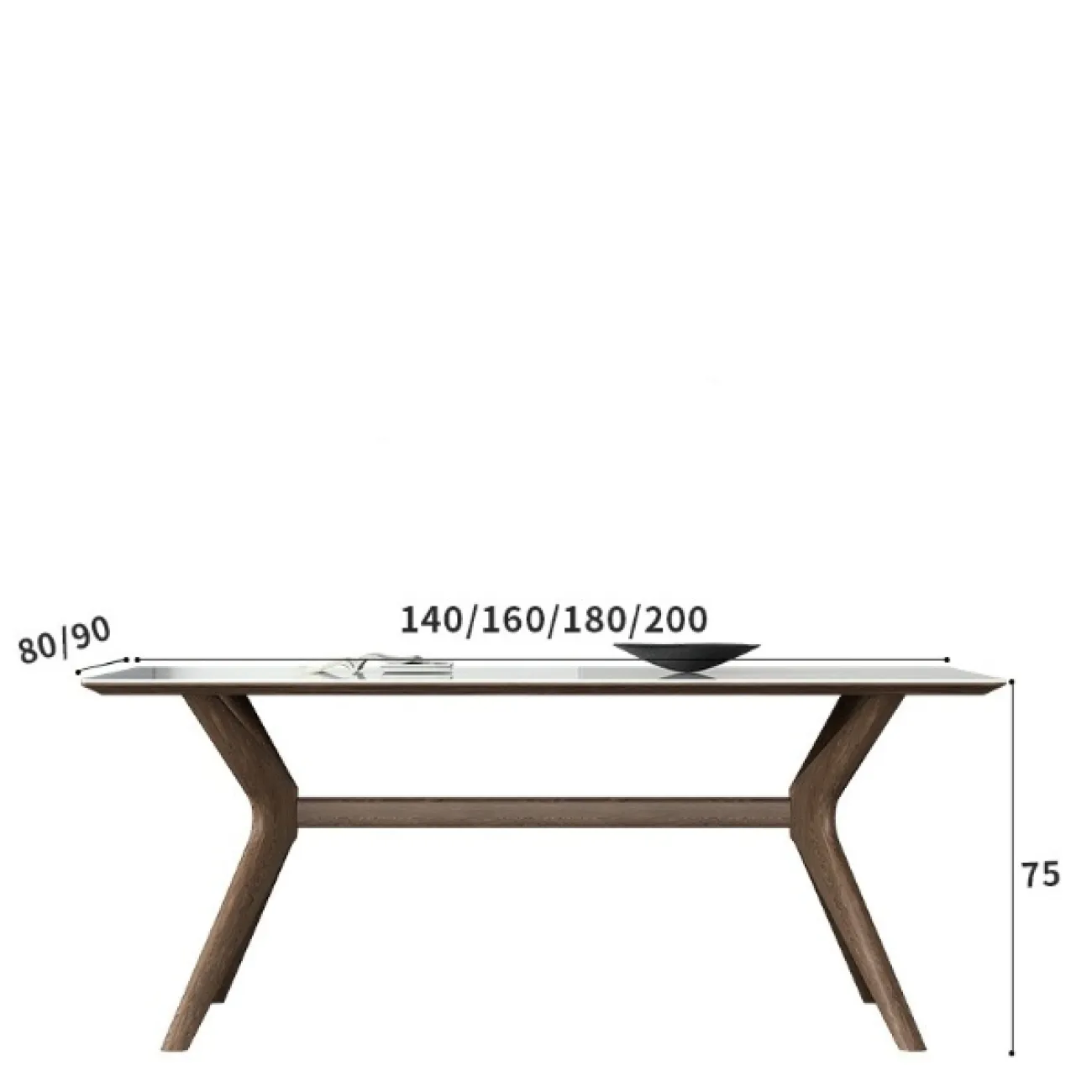 Обеденный стол из сланца LaLume AR21250-23