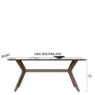 Обеденный стол из сланца LaLume AR21250-23